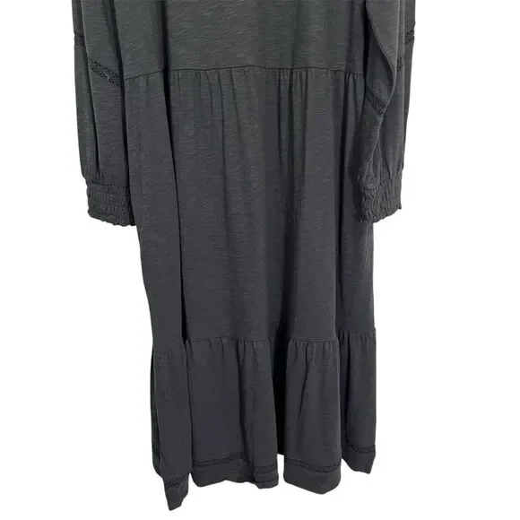 Canyon Retreat Regular Easy Midi Boot Dress Denim & Co Gray 2X - Picture 4 of 9